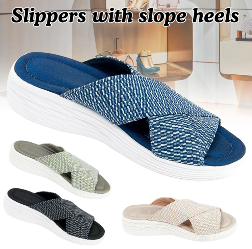 Women Stretch Cross Orthotic Slide Sandals [Limited time offer: Buy 2 Save More 15%]